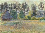 Henri Lebasque  - Bilder Gemälde - Landscape with Haystack