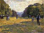 Henri Lebasque  - Bilder Gemälde - Le Parc Monceau