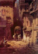 Carl Spitzweg - Bilder Gemälde - Die Post