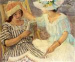 Henri Lebasque  - Bilder Gemälde - Marthe and Nono