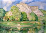 Henri Lebasque  - Bilder Gemälde - Marthe and Nono