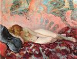 Henri Lebasque  - Bilder Gemälde - Model Resting