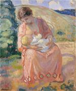 Henri Lebasque  - Bilder Gemälde - Mother