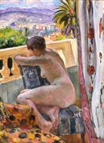 Henri Lebasque  - Bilder Gemälde - Nude at Window