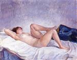 Henri Lebasque  - Bilder Gemälde - Nude Lying Down