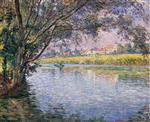 Henri Lebasque  - Bilder Gemälde - On the Banks of the Marne