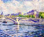 Henri Lebasque  - Bilder Gemälde - Paris, Tugboat on the Seine