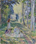 Henri Lebasque  - Bilder Gemälde - Picnic on the Grass