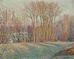 Henri Lebasque  - Bilder Gemälde - Poplars in Eragny