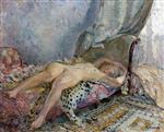 Bild:Reclining Nude in an Interior