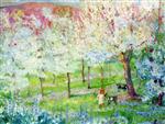 Henri Lebasque  - Bilder Gemälde - Spring Landscape