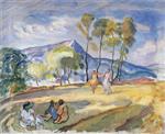 Henri Lebasque  - Bilder Gemälde - Summer in Pradet