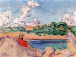 Henri Lebasque  - Bilder Gemälde - Summer Landscape
