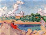 Henri Lebasque  - Bilder Gemälde - Summer Landscape