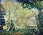 Henri Lebasque  - Bilder Gemälde - Summer Landscape