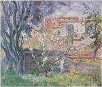 Henri Lebasque  - Bilder Gemälde - The Artist's Garden at Cannes