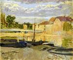 Henri Lebasque  - Bilder Gemälde - The Banks of the Marne at Lagny