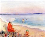 Henri Lebasque  - Bilder Gemälde - The Beach