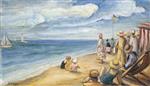 Henri Lebasque  - Bilder Gemälde - The Beach