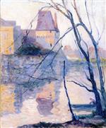 Henri Lebasque  - Bilder Gemälde - The Chateau du Pierrefonds