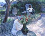 Henri Lebasque  - Bilder Gemälde - The Garden at Pradet