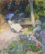 Henri Lebasque  - Bilder Gemälde - The Garden