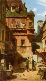 Carl Spitzweg  - Bilder Gemälde - Kunst und Wissenschaft