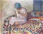 Henri Lebasque  - Bilder Gemälde - The Little Seamstress