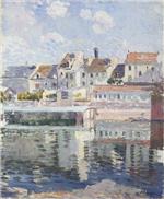 Henri Lebasque  - Bilder Gemälde - The Marne at Lagny