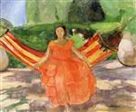 Henri Lebasque  - Bilder Gemälde - The Pink Dress