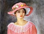 Henri Lebasque  - Bilder Gemälde - The Pink Hat