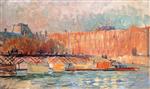 Henri Lebasque  - Bilder Gemälde - The Pont des Arts, Paris