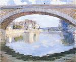 Henri Lebasque  - Bilder Gemälde - The Pont of the Marne at Lagny