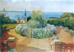 Henri Lebasque  - Bilder Gemälde - The Terrasse at Prefailles