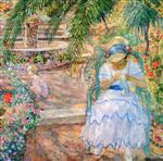 Henri Lebasque  - Bilder Gemälde - Under the Palm Trees