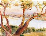 Henri Lebasque  - Bilder Gemälde - View of Antibes