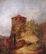 Carl Spitzweg  - paintings - Schlafender Wachtposten