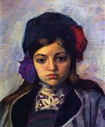 Henri Lebasque  - Bilder Gemälde - Young child in a turban