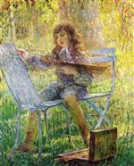 Henri Lebasque  - Bilder Gemälde - Young Painter