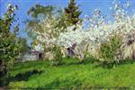 Isaak Iljitsch Lewitan - Bilder Gemälde - Apple Trees in Bloom 4