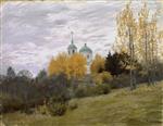 Isaak Iljitsch Lewitan  - Bilder Gemälde - Autumn Landscape with a Church 2