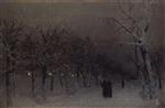 Isaak Iljitsch Lewitan  - Bilder Gemälde - Boulevard in Winter