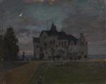 Isaak Iljitsch Lewitan  - Bilder Gemälde - Castle in Twilight
