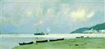 Isaak Iljitsch Lewitan  - Bilder Gemälde - Cloudy day on the Volga