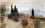 Bild:Cypresses in Yalta