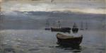 Isaak Iljitsch Lewitan  - Bilder Gemälde - Evening on the Volga 3