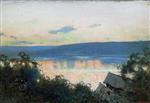 Isaak Iljitsch Lewitan  - Bilder Gemälde - Evening on the Volga