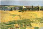 Isaak Iljitsch Lewitan  - Bilder Gemälde - Field of Rye