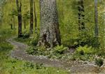 Isaak Iljitsch Lewitan  - Bilder Gemälde - Footpath in a Forest
