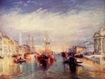 Joseph Mallord William Turner - Bilder Gemälde - Canal Grande in Venedig